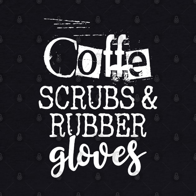 Coffee scrubs and rubber gloves by Tesszero